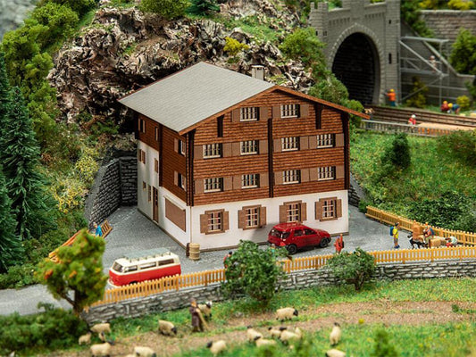 Faller Langwies Alpine Lodge Kit I N Gauge FA232183