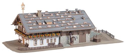 Faller Large Alpine Farm with Barn Building Kit I N Gauge 232199