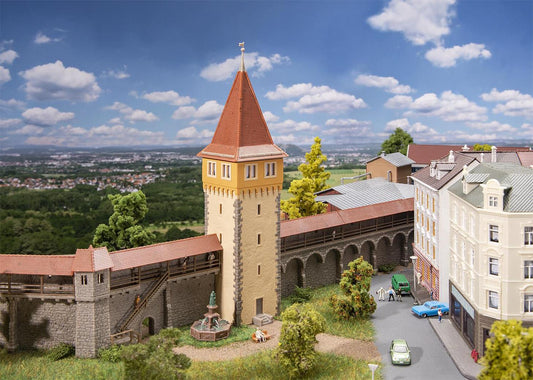 Faller City Tower Historic Walling Limited Edition Kit I FA232200 N Gauge