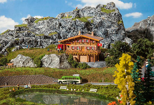 Faller Moser Hutte Alpine Chalet Building Kit IV N Gauge 232356