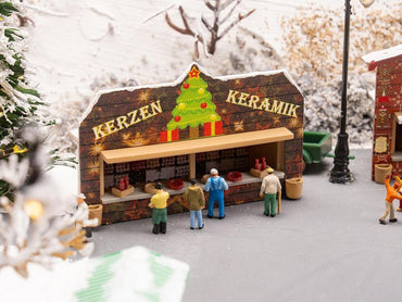 Faller FA272021 Christmas Market Stalls (2) Kit N Gauge