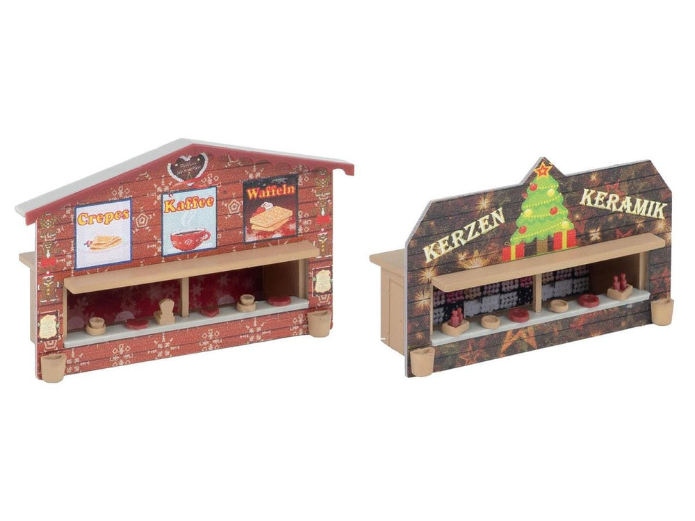 Faller FA272021 Christmas Market Stalls (2) Kit N Gauge