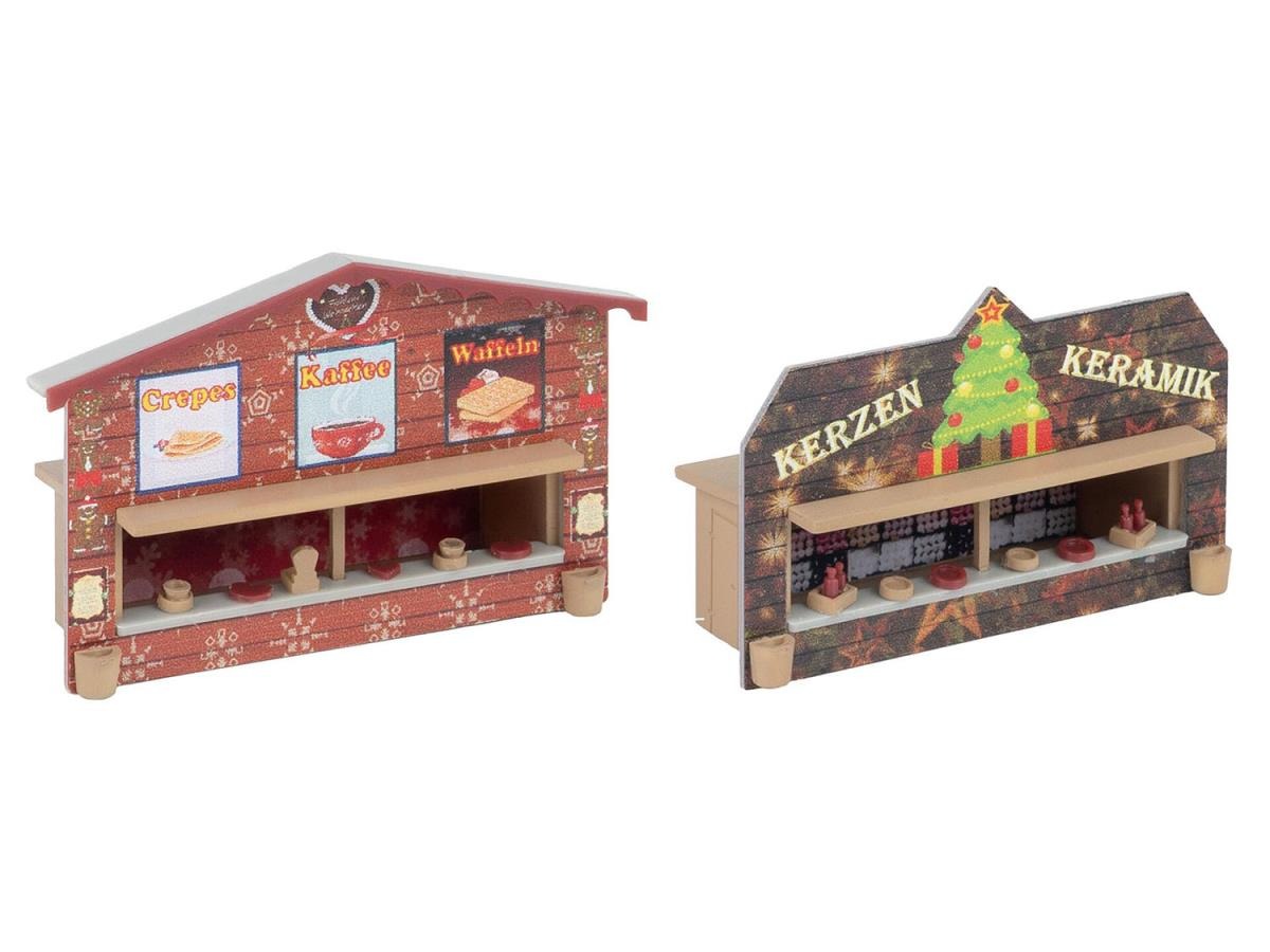 Faller FA272021 Christmas Market Stalls (2) Kit N Gauge