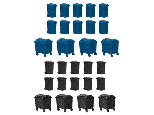 Faller Waste Bins (28) Kit IV N Gauge FA272919