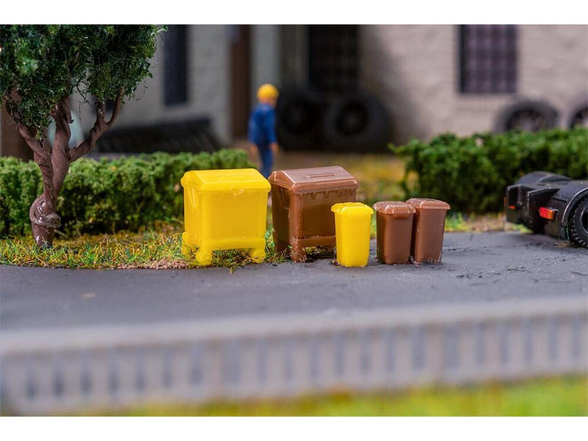 Faller FA272926 Wheelie Bins (20 & 8) Kit IV N Gauge
