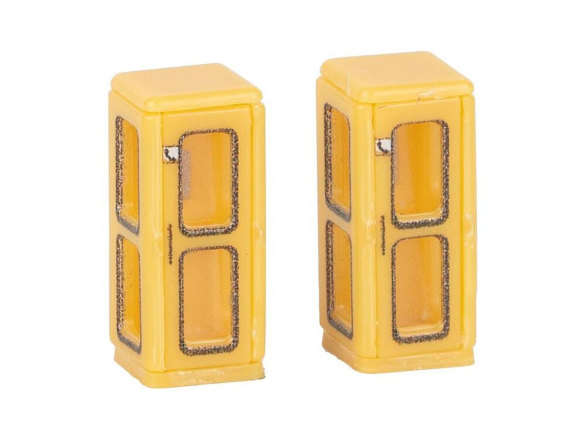 Faller FA272928 Bundespost Telephone Boxes (2) Kit IV N Gauge