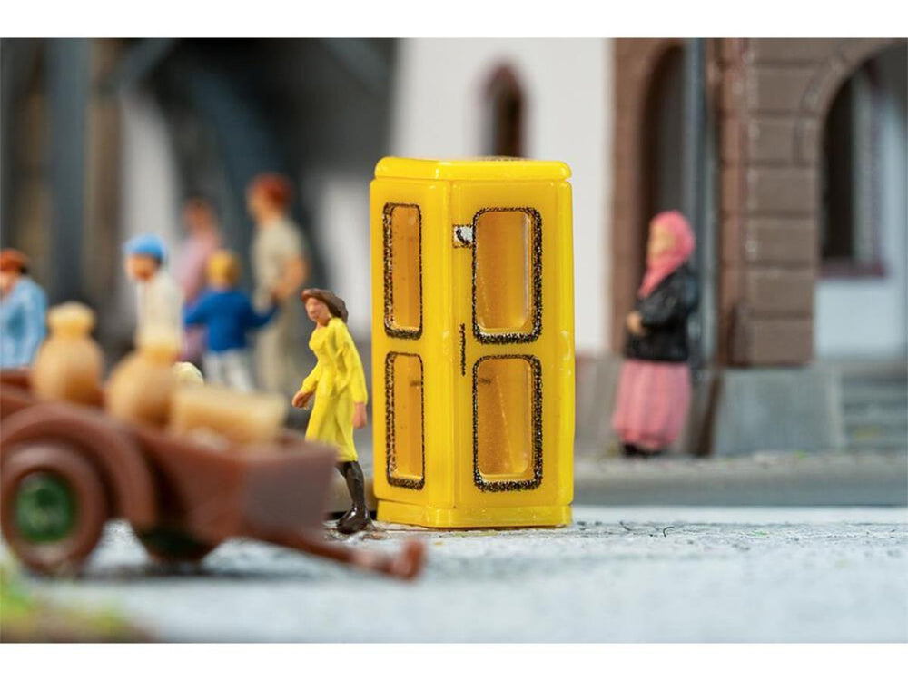 Faller FA272928 Bundespost Telephone Boxes (2) Kit IV N Gauge