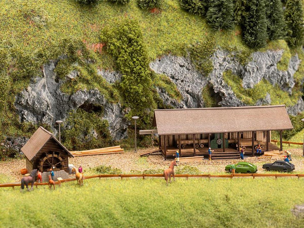 Faller Sawmill & Watermill Kit I Z Gauge 282756
