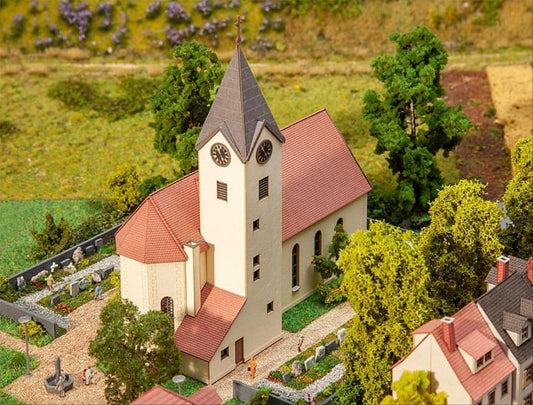 Faller St Johann Baptist Church Building Kit Z Gauge 282778