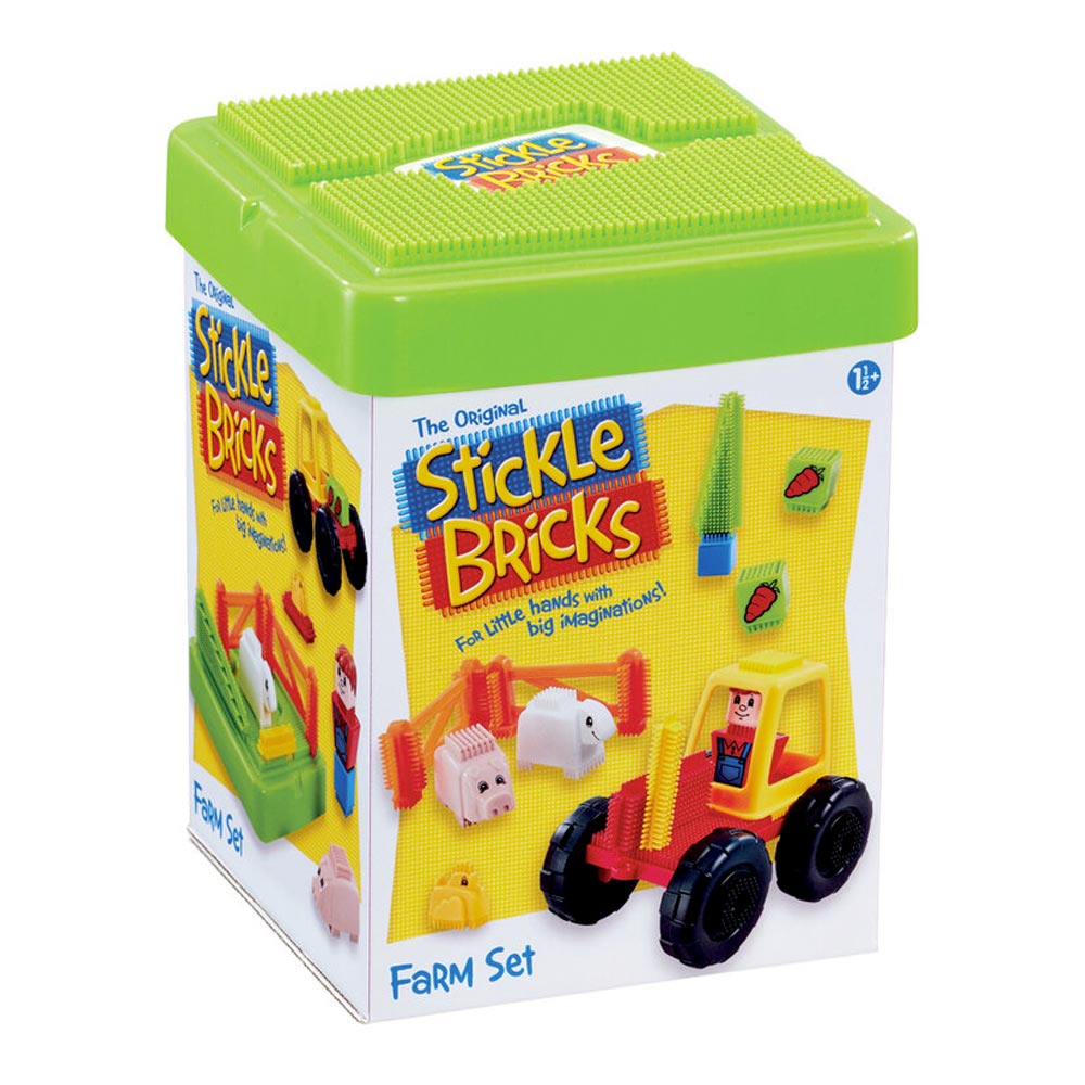 Stickle Bricks Farm Set Construction Bricks Toys Age 18mths+