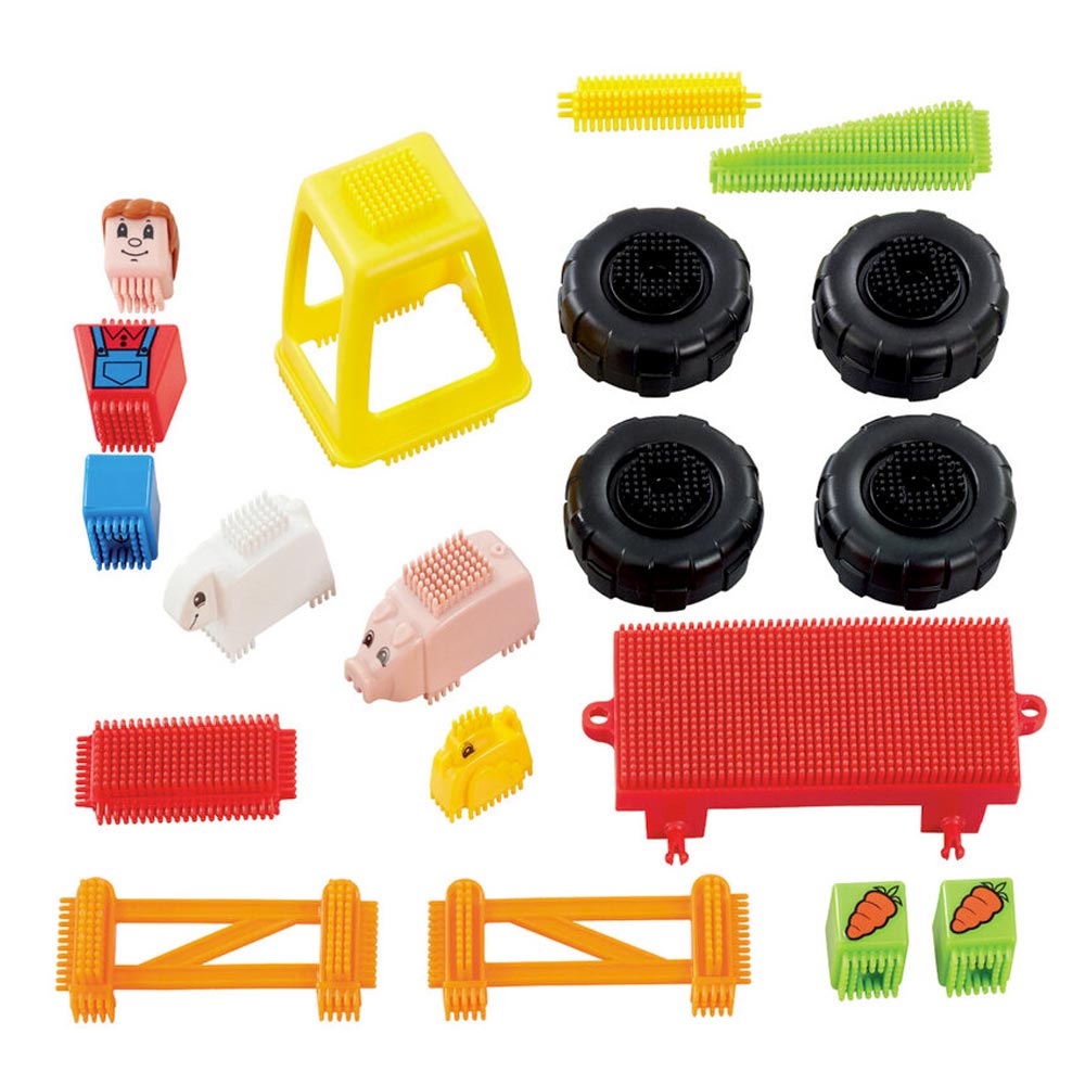 Stickle Bricks Farm Set Construction Bricks Toys Age 18mths+