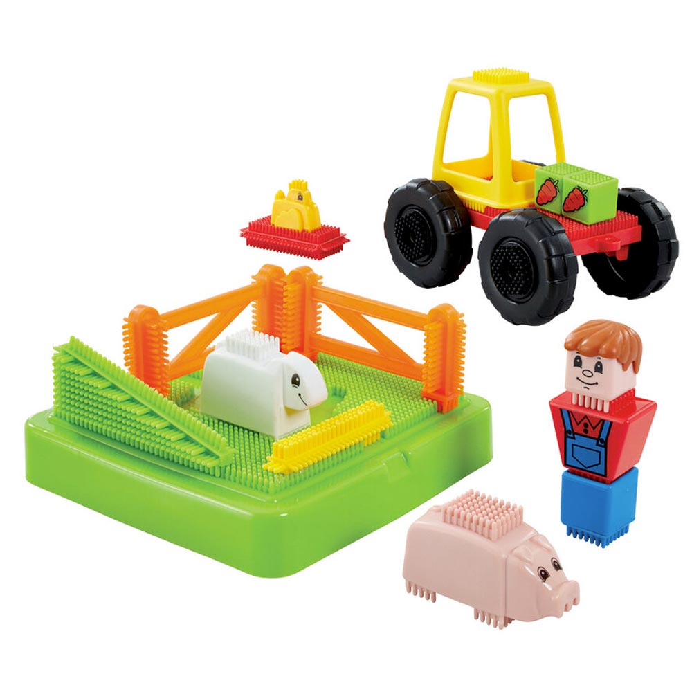 Stickle Bricks Farm Set Construction Bricks Toys Age 18mths+