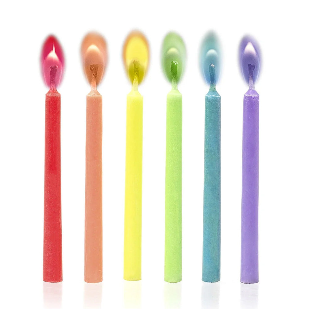 Legami Party Candles with Coloured Flames 12-Pack