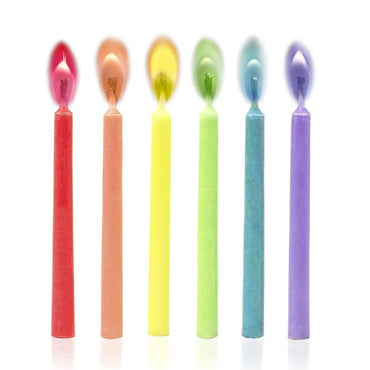 Legami Party Candles with Coloured Flames 12-Pack
