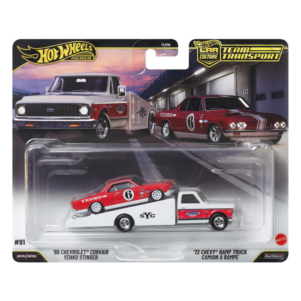 Hot Wheels Team Transport Chevrolet Corvair Yenko Stinger Mattel JHX91