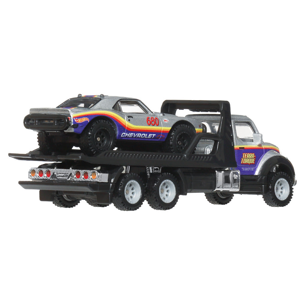 Hot Wheels Premium Team Transport Off Road Murica Flat Bed Age 3+ Mattel JHX93 - image 3