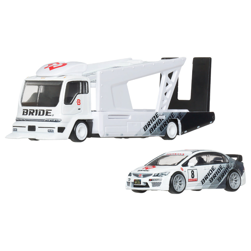 Hot Wheels Premium Team Transport Honda Civic Type-R FD2 Age 3+ Mattel JHX94 - image 2