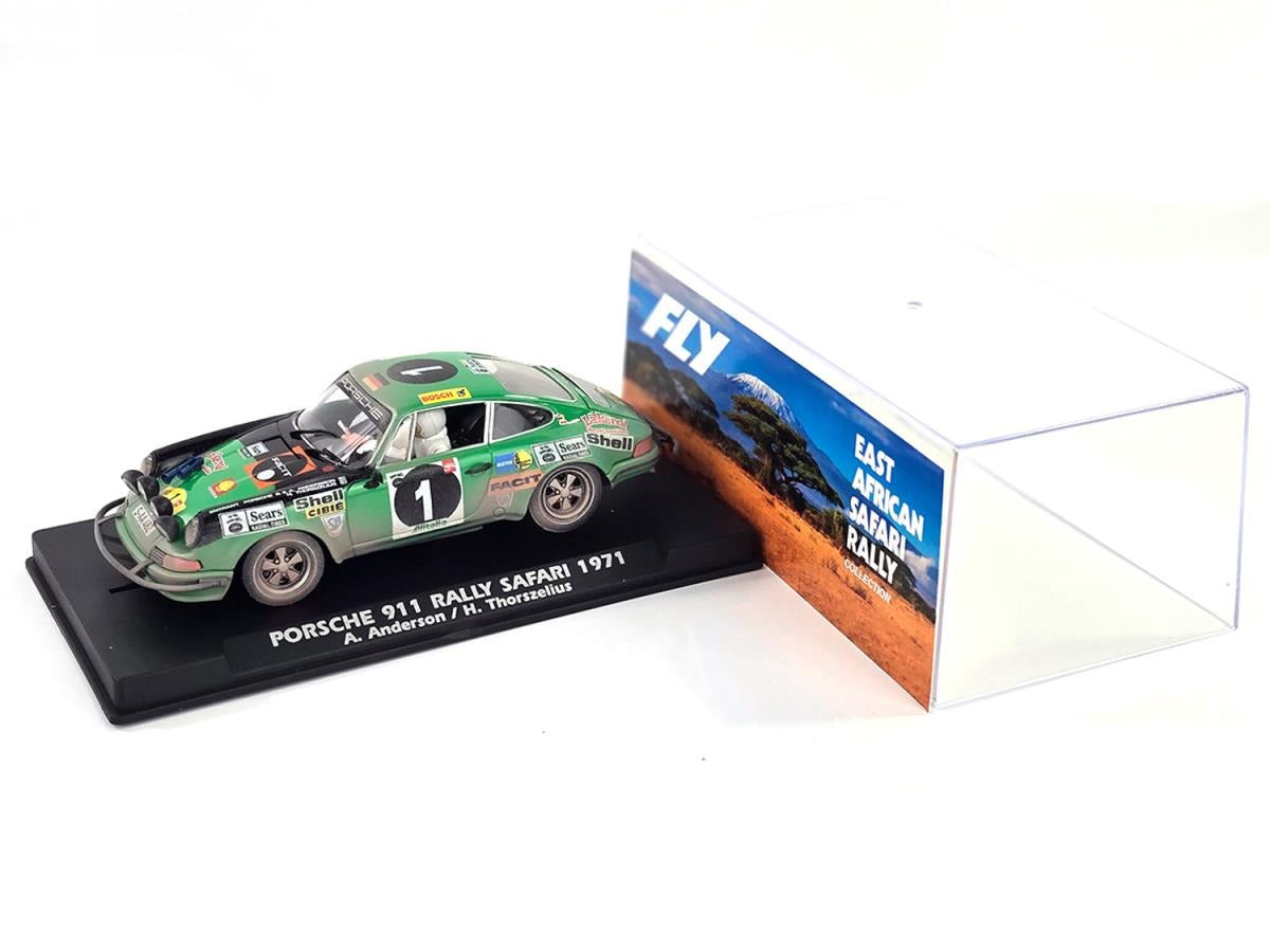 Fly Car Model P911 Safari No.1 Weathered FLYA2084AR 1:32 Slot Car