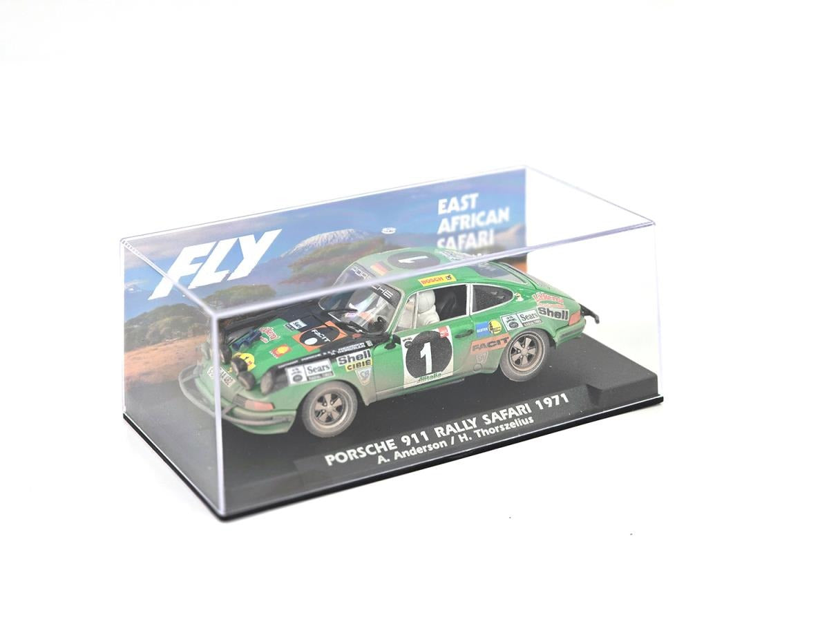 Fly Car Model P911 Safari No.1 Weathered FLYA2084AR 1:32 Slot Car