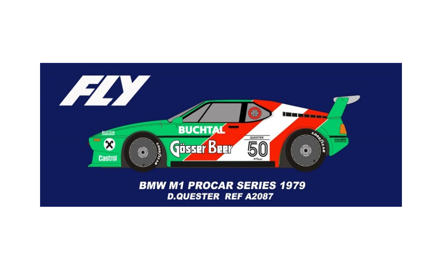 Fly Car Model M1 Procar Series 1979 Quester SW FLYA2087SP 1:32