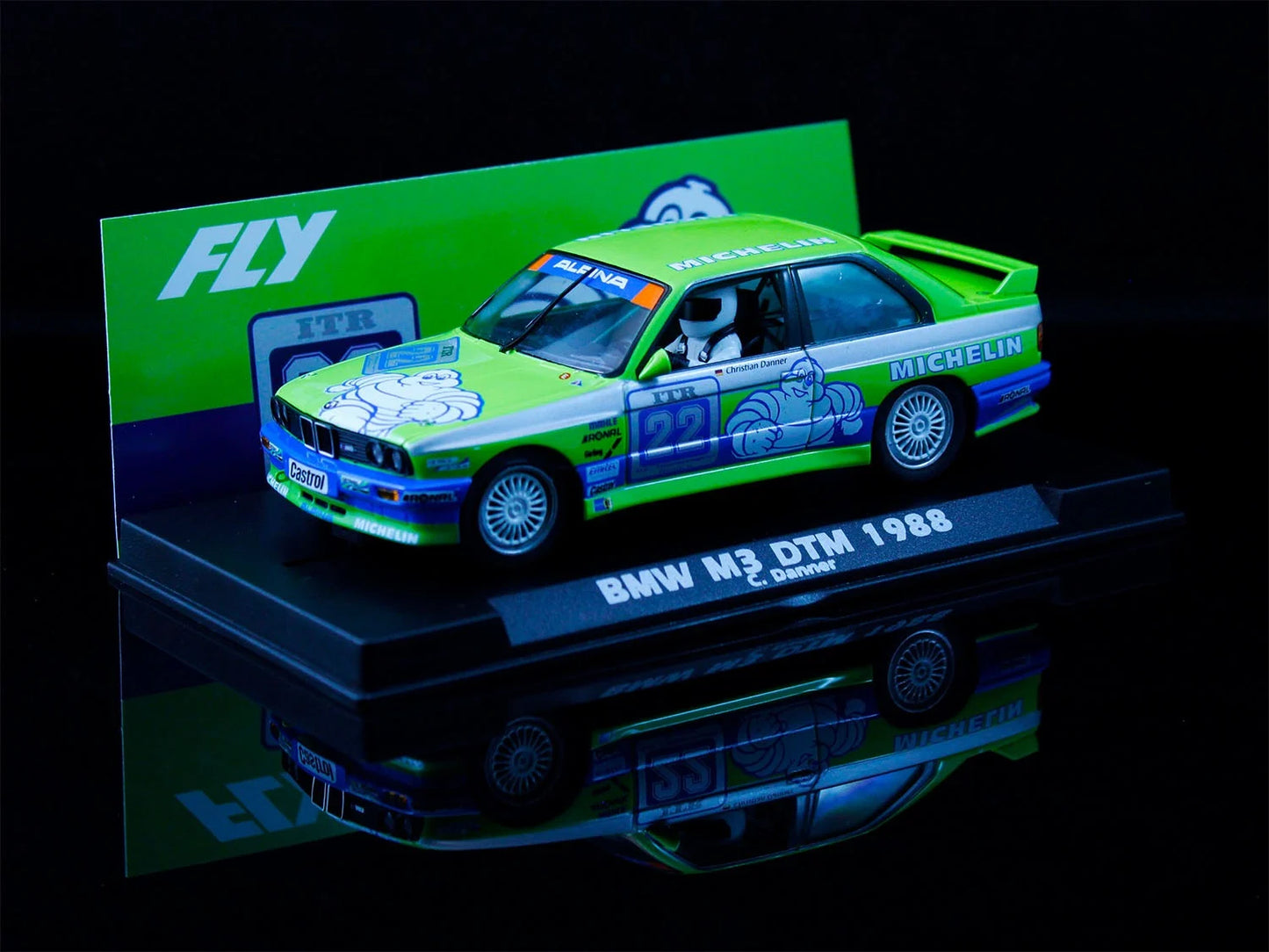 Fly Car Model M3 DTM Champion 1988 IL FLYA2102 1:32 Slot Car