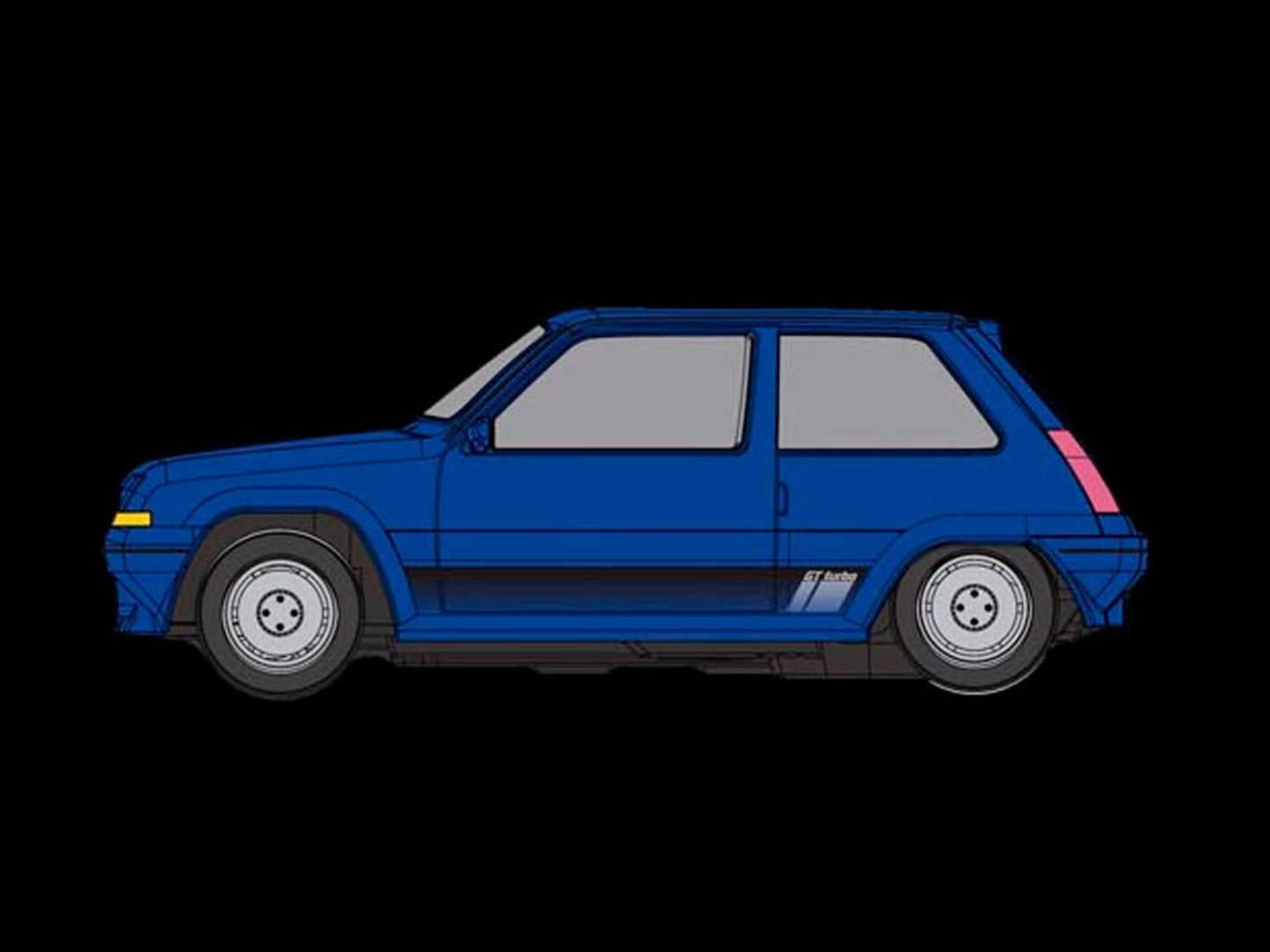 Fly Car Model R5 GT Turbo Street Car Metallic Blue SW FLYA2113 1:32 Slot Car