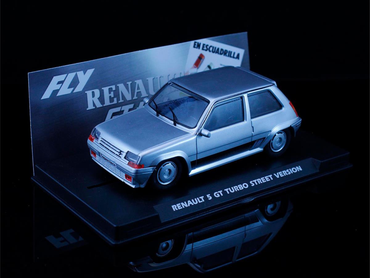 Fly Car Model R5 GT Turbo Plata FLYA2115 1:32 Slot Car