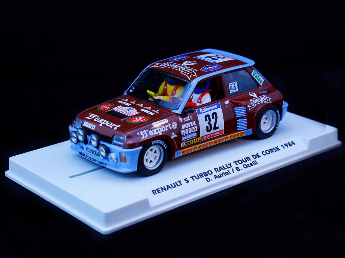 Fly Car Model Renault 5 Turbo Tour de Corse 1984 Auriol/Ocelli E2069 1:32