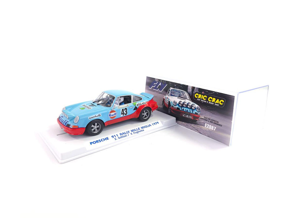 Fly Car Model P911 No.43 Rally Mille Migla 1979 FLYE2087 1:32 Slot Car