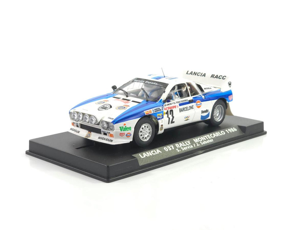 Fly Car Model L037 No.12 Rally Montecarlo 1986 FLYFC2024 1:32 Slot Car