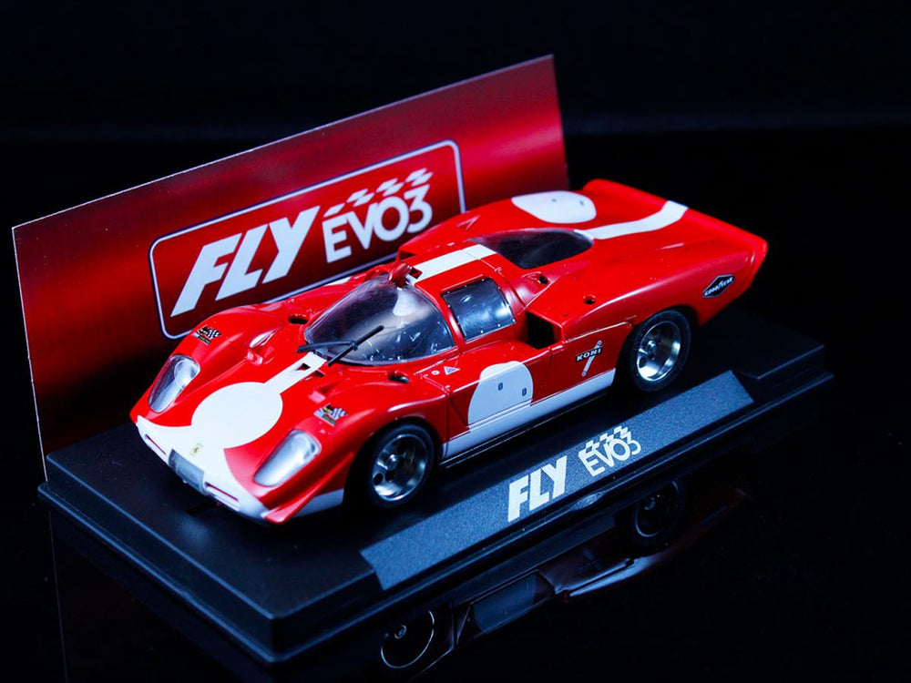 Fly Car Model Racing EVO3 512S Red FLYR2004R1 1:32 Slot Car