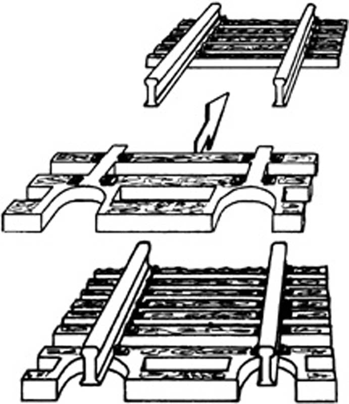 Fleischmann Flexible Track Sleeper Sections (1) N Gauge FM22215