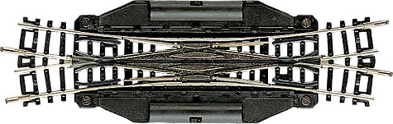 Fleischmann Double Slip Electric 15 Degree 129.8mm N Gauge FM22246