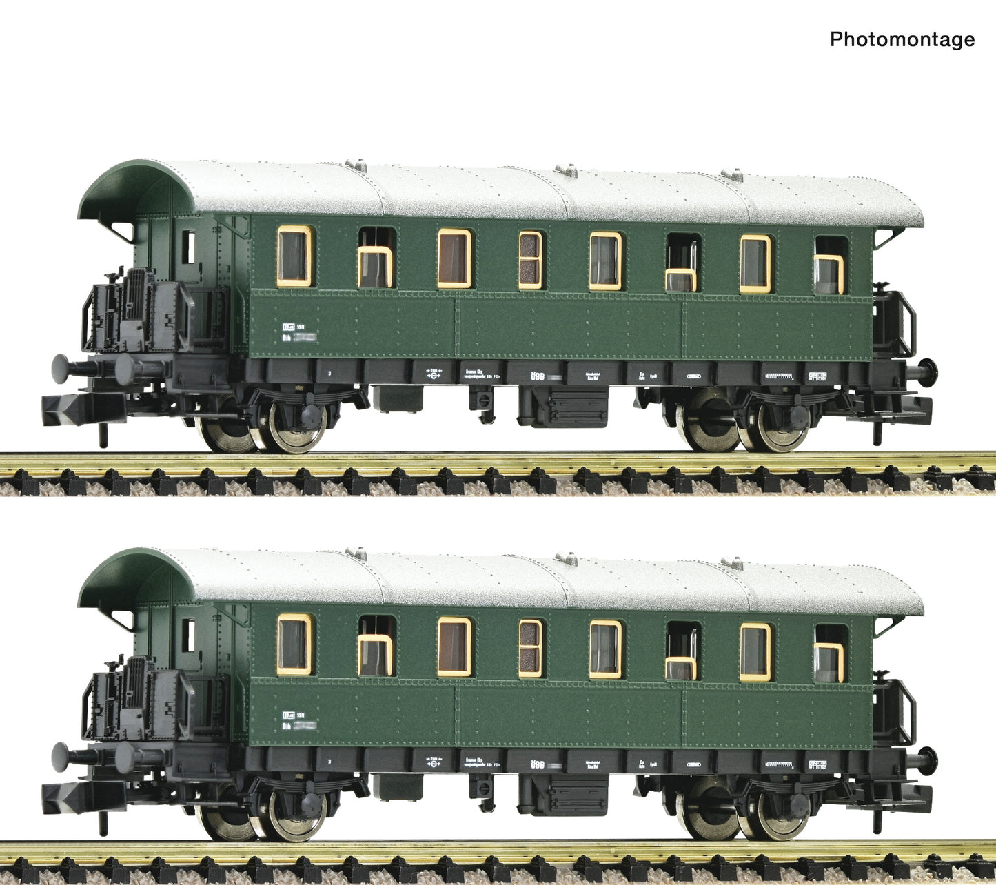Fleischmann OBB Blh Coach Set (2) III FM6260012 N Gauge