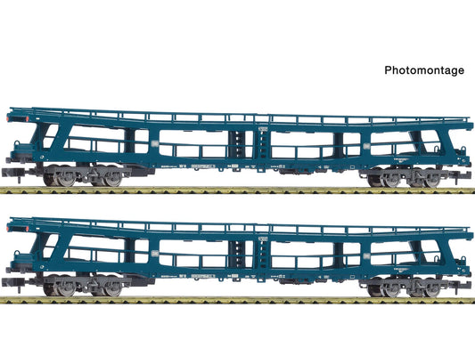 Fleischmann DB DDm Car Transporter Set (2) IV N Gauge FM6260066