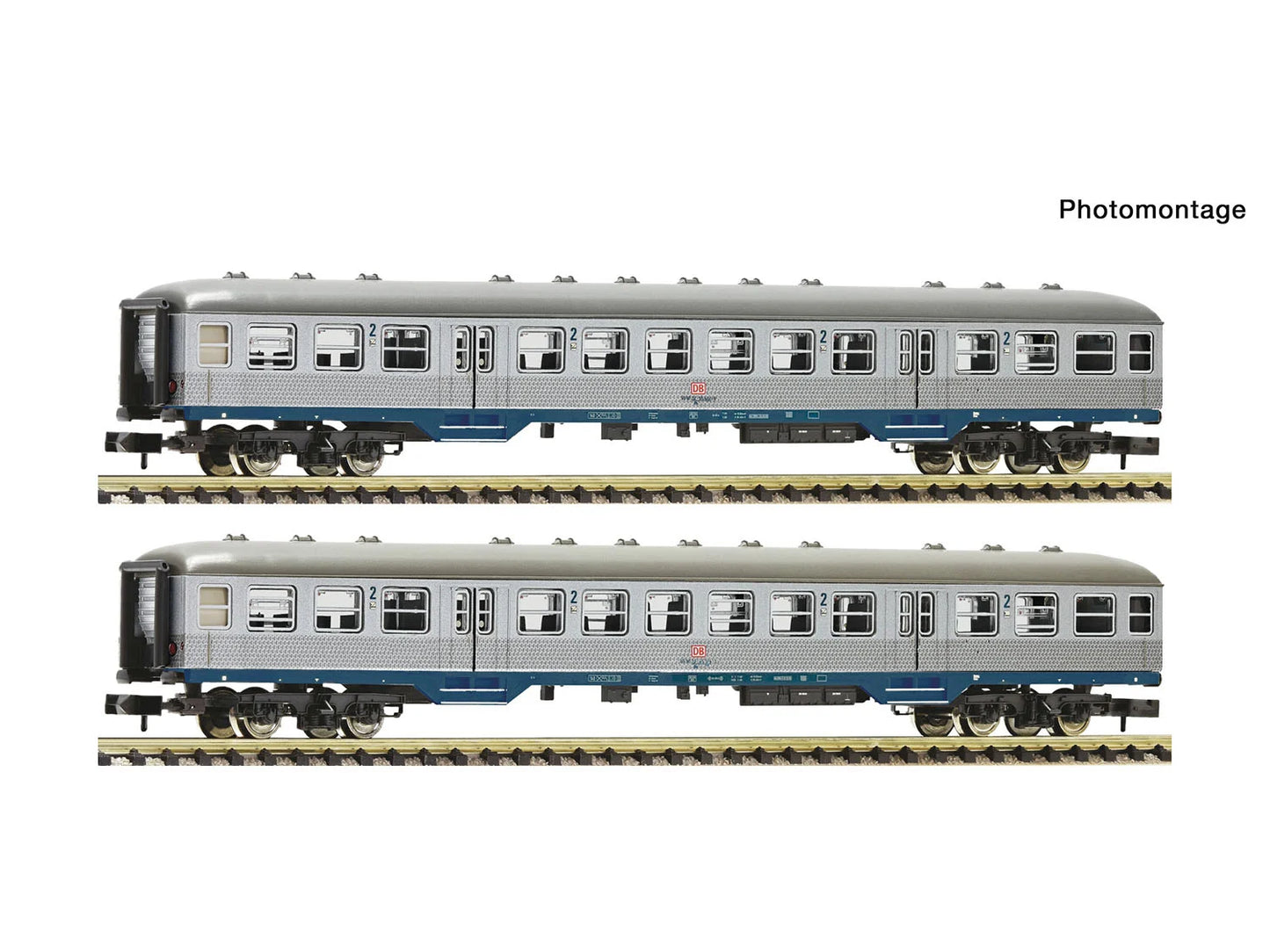 Fleischmann DB Bn719/Bnr725 Commuter Coach Set 2 (2) V N Gauge FM6260091