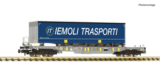 Fleischmann Hupac Sdgmnss T3 Flat Wagon w/Iemoli Load VI FM6660007 N Gauge
