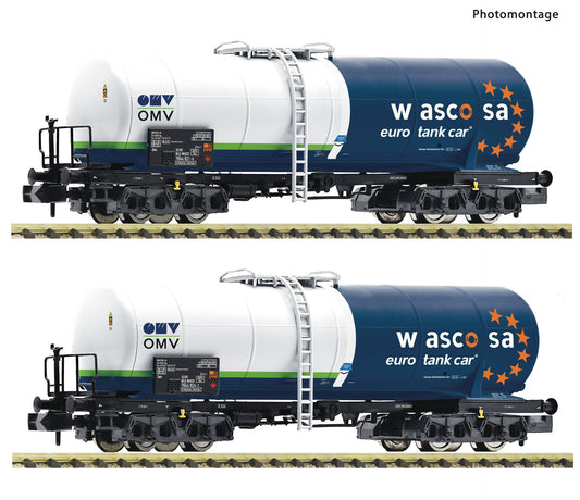 Fleischmann OBB Wascosa Bogie Tank Wagon Set (2) VI N Gauge FM6660058