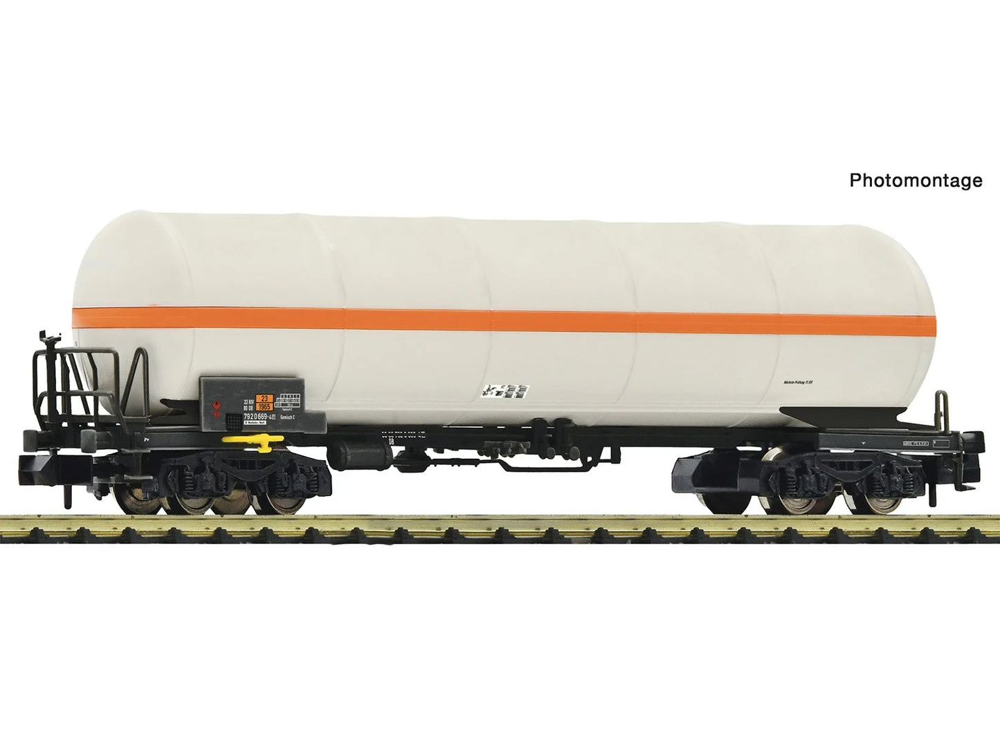 Fleischmann DB Zags Bogie Pressurised Gas Tank Wagon IV FM6660081 N Gauge