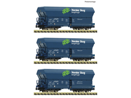 Fleischmann VTG Norske Skog Falns Self Discharge Hopper Set (3) VI FM6660089