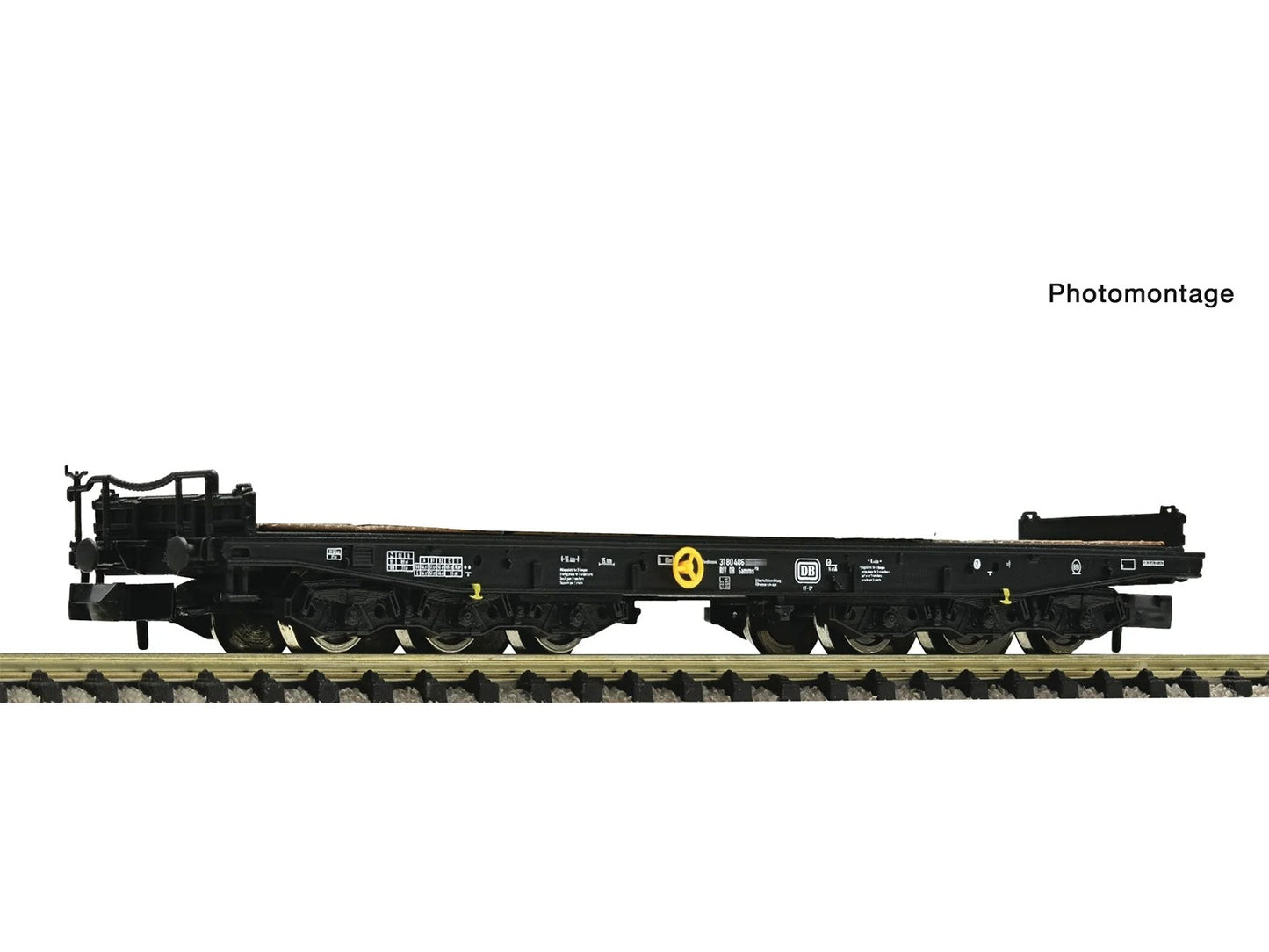 Fleischmann DB Samms Heavy Duty Flat Wagon IV FM6660122 N Gauge