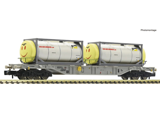Fleischmann AAE Sgnss Bogie Flat Wagon w/Tanktainer Load VI FM6660126 N Gauge