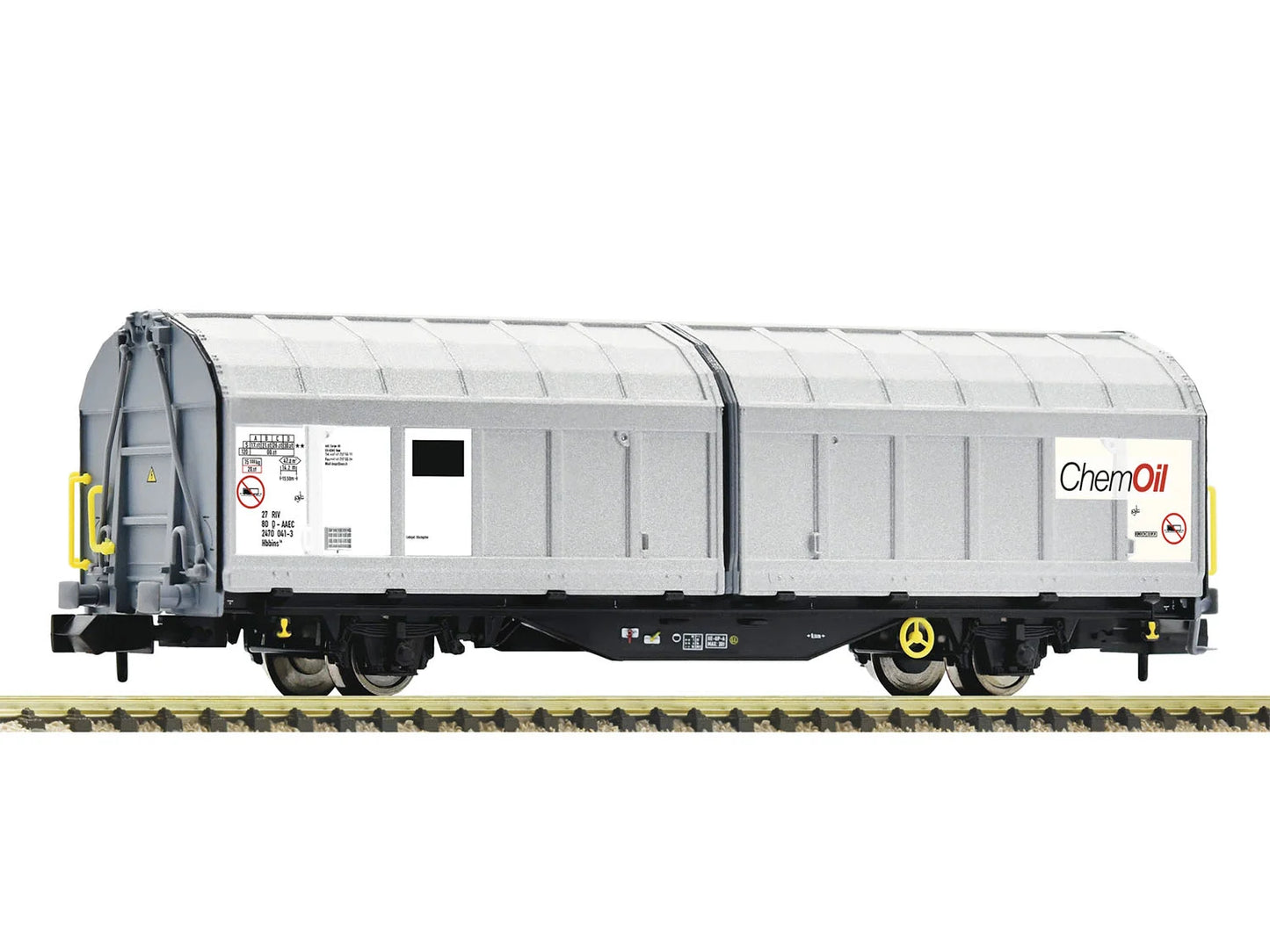 Fleischmann AAEC Hbbins ChemOil Sliding Wall Wagon VI N Gauge FM6660137