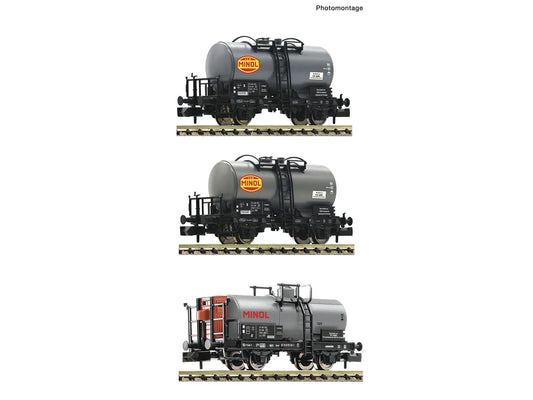Fleischmann DR Minol Tank Wagon Set (3) IV N Gauge FM6660152