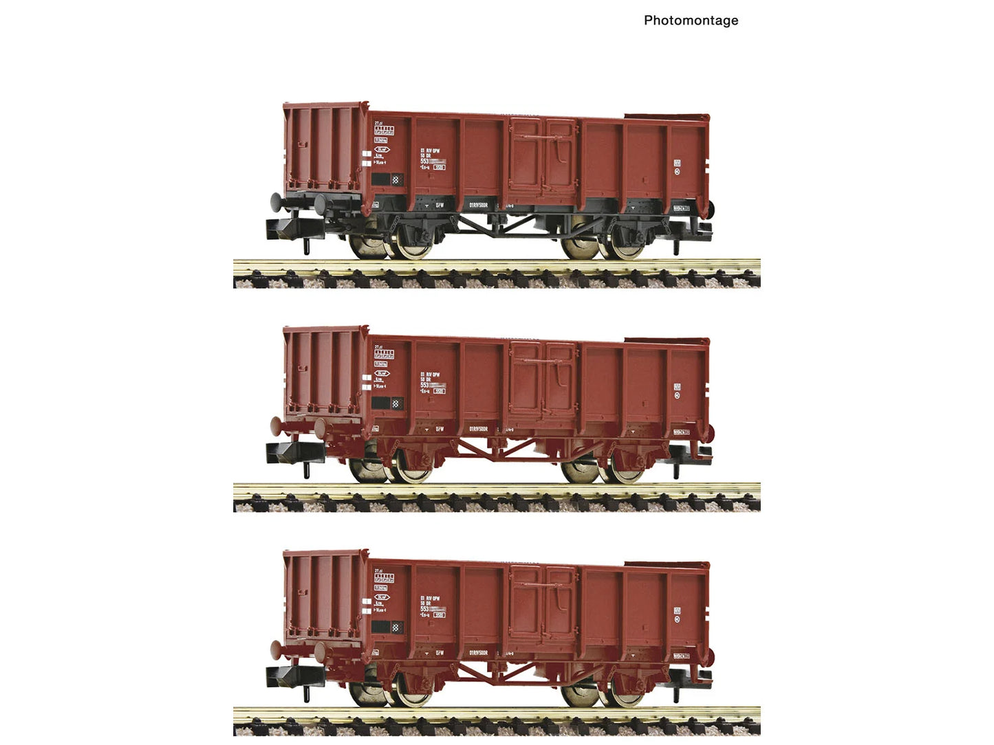Fleischmann DR Open Wagon Set (3) IV N Gauge FM6660156