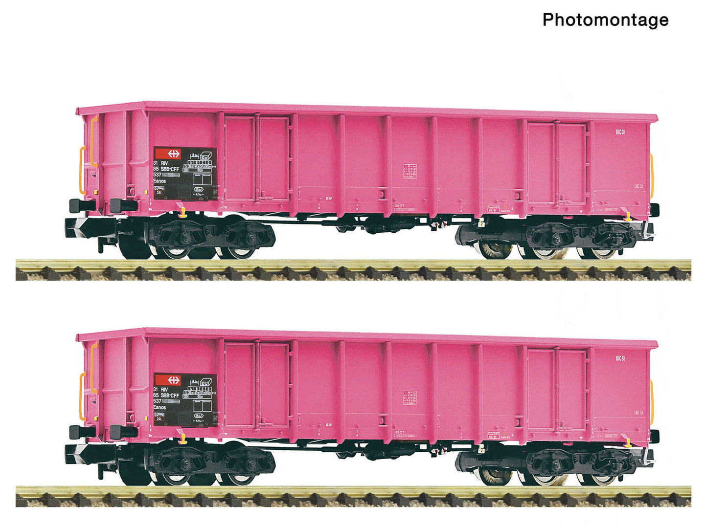 Fleischmann SBB Eanos Gondola Set (2) V N Gauge FM6660163
