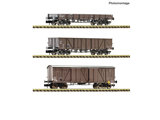Fleischmann SNCF Mixed Goods Wagon Set (3) III N Gauge FM6660167