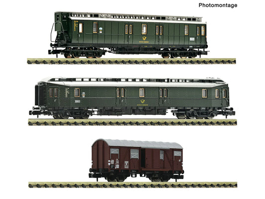 Fleischmann DB Postal Train Rolling Stock Set (3) III N Gauge FM6660168