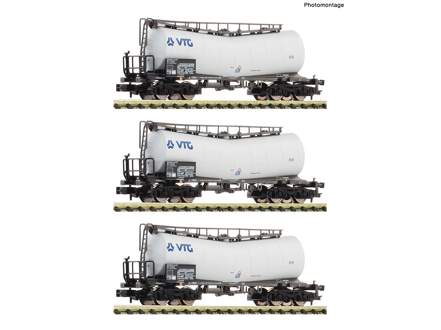 Fleischmann VTG Zacns Slurry Tank Wagon Set (3) VI N Gauge FM6660171