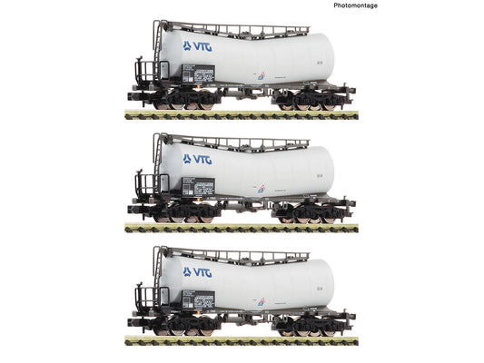 Fleischmann VTG Zacns Slurry Tank Wagon Set (3) VI N Gauge FM6660171